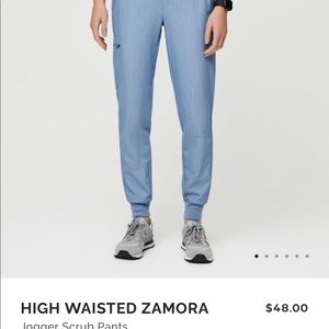 Figs XS joggers and scrub top